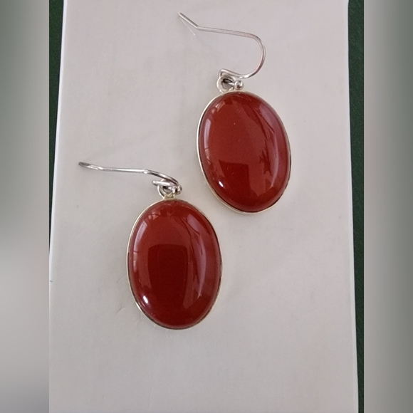 Carnelian Earrings - Picture 2 of 4